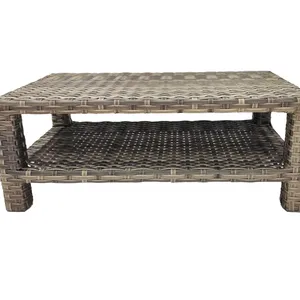 All Whether High Level Maual Weave Rattan Aluminium Sofa Garden Outdoor Furniture 4pcs Patio Set thumbnail-5