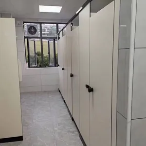 Durable Waterproof HPL Board Toilet Partition Bathroom Partition thumbnail-1