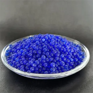 Blue Silica Gel Desiccant 2-4mm Moisture-proof Color Changing Transformer Desiccant Indicator thumbnail-1