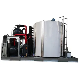 30tons Industrial Chip Flake Ice Making Machine Thick Scale Ice Machine for Fishery Seafood Preservation thumbnail-1