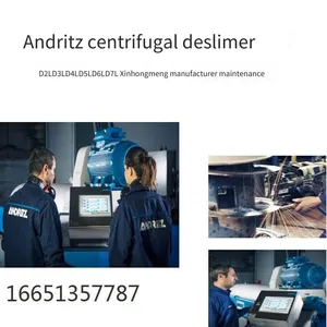 Andritz D5l Horizontal Screw Centrifuge in Hong Kong: Solve Vibration and Noise Issues by Replacing Bearings thumbnail-2