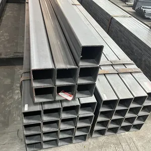 Factory Price Carbon Steel Square Pipe Galvanized Coated Square Steel Tube thumbnail-4