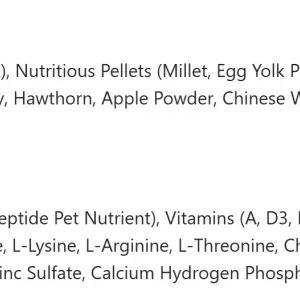 Bird Food Nutritious Egg Yolk Rice thumbnail-5