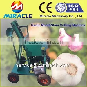 Smaller Type Garlic Root Cutting/farm Use Efficiency Garlic Top and Stem Cutter Removal Machine thumbnail-2