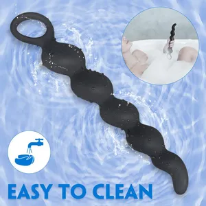Chain-Design Anal Beads — Medical Silicone, IPX7, OEM thumbnail-2