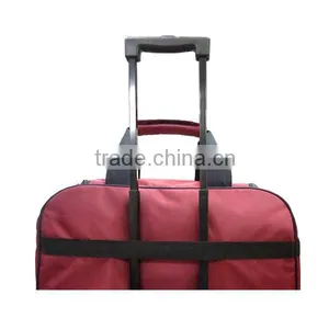 Classical Holdall Two Tone Nylon Travel Bag thumbnail-6