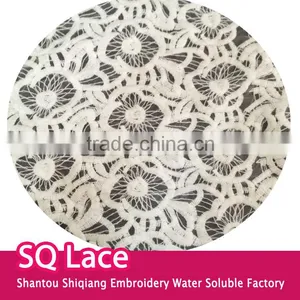 2016 Whole Sale Fashion Lace Accessory 100% Polyester Lace Fabric for Garment thumbnail-1