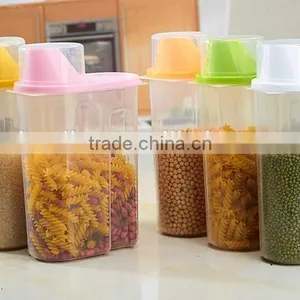 2016 Newest Simple Colorful Transparent Kitchen Tools Storage Jar thumbnail-1