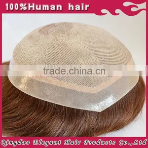 Hot Sale Silk Base Blonde European Hair Women Toupees for White Woman thumbnail-2