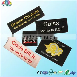 Garment Brand Woven Label /clothing Woven Label for Product Brand Label thumbnail-2