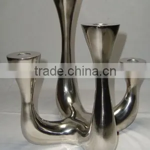 Cast Aluminum Candle Stand/ Candelabra/ Candlestick Holder/ Chandelier/ Cylinder/ Hurricane/ Pillar Holder/ Votive/ Scone thumbnail-1