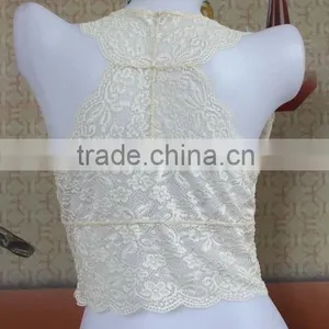 Nude Full Lace Camisole,sexy Lace Lady Camisole for Nighty Wear thumbnail-3
