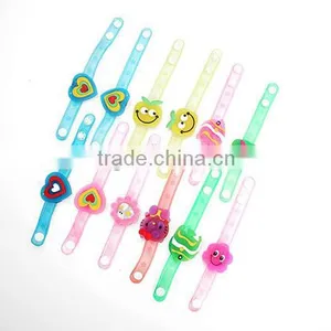 Cute!!! Soft Jelly Light Up LED Bracelets Bangle Wristband Party Favors For Children Kids Children'Day Christmas Wedding thumbnail-3