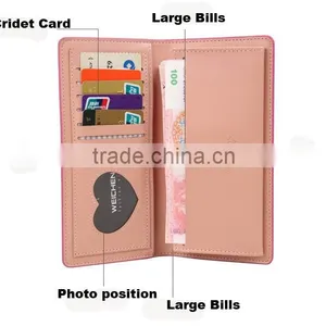 5 Colors Latest Cute Cartoon Woodpecker Pattern Leather Young Girl Wallet thumbnail-5