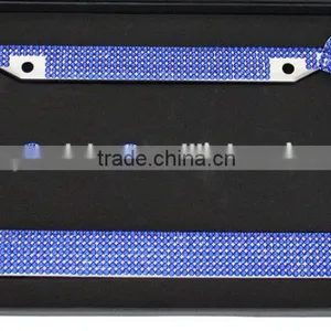 Royal Rhinestone Bling Crystal License Plate Frames thumbnail-3