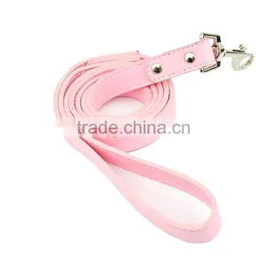 Colorful Soft Leather Walking Decorative Dog Leash thumbnail-5