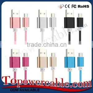 Usb 3.1 Cable Double Sided Usb Cord Usb Connector Type C Nylon Cable thumbnail-1