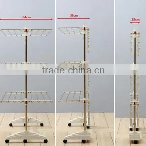High Quality Stainless Steel Extendable Towel Rack/clothes Drying Rack E3 thumbnail-5