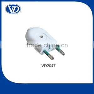 European Plug/ 2 Round Pin Plug VD2047 thumbnail-1
