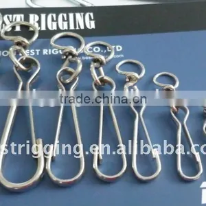 Steel Znic Plated Smplex Hook Spring With Chain Swivel Ring 4293W 25MM-120MM In Rigging Manufacturer thumbnail-1