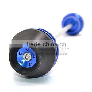 BJ-FS-YA004 Customized CNC Aluminum and 3D POM Rear Axle Slider Sportbike Frame Sliders for Yamaha Yzf-R25 13-14 thumbnail-2