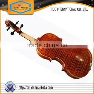 Flamed Violin Fiddle With Case, Excellent Violin Outfit, Ready to Play thumbnail-1