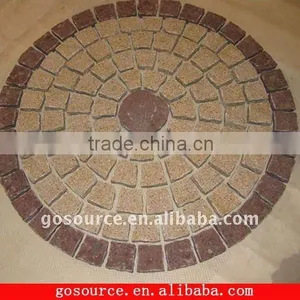 Round Granite Mesh Paving Stone thumbnail-1