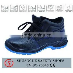 2014 New Leather High Heel Steel Toe Pu Injection Safety Shoes thumbnail-1
