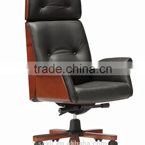 2015 Leather Office Table and Chair With Low Price thumbnail-1