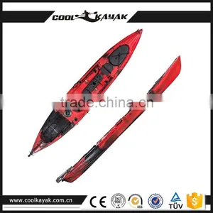 Dace Pro Angler 14ft Fishing Kayak Plastic Canoe With Pedel and Motor Kayak thumbnail-1