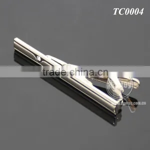 Men Style Multi Hundred Styles Simple Necktie Tie Clip Bar Pin Practical Blank Silver Metal Tie Bar Clips thumbnail-5