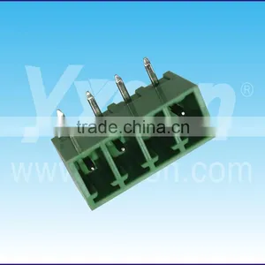4pin Right Angle Green Color Wire to Board Connector Terminal Block thumbnail-3