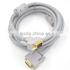1M 3M 15 Pin 3+6 VGA Cable Male to Male High Quality for Computer Monitor thumbnail-3
