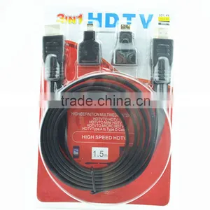 Factory Price Hdmi Component to Mini Micro Hdmi Displayport Supported 1080p 3d thumbnail-6