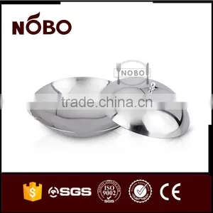 High Quality Chinese Wok With Stainless Steel Lid thumbnail-1