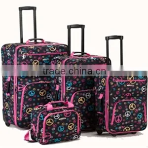 3pcs 4pcs Printed Upright Trolley Luggage Set in Stock Stocklot Overstock Closeout thumbnail-1