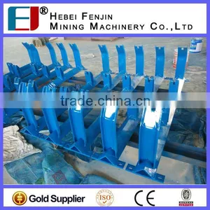 Idler Roller Frame, Conveyor Roller Rack, Troughing Roller Bracket For Supporting Belts thumbnail-3