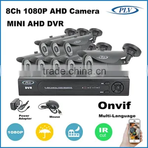 Plv Wholesale 8channel Vision Video Security Camera System Hot Ahd Dvr Kit thumbnail-1