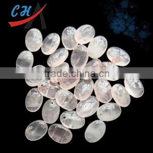 Natural Stone Rose Quartz Buttons for Garments thumbnail-1