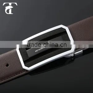 Mens Genuine Leather Belts uk Sale Online With Solid Buckle thumbnail-1