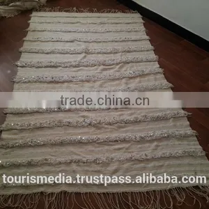 Vintage Moroccan Wedding Blanket 220cm x 126cm Wholesale of Handira thumbnail-1