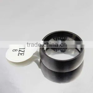 Best Price Titanium Black Men Simple Design Finger Rings thumbnail-2