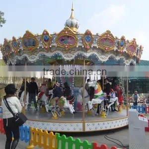 Hot Selling Amusement Park Equipment Carousel Ride thumbnail-1