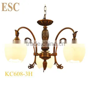 The SPANISH Marble Copper Chandelier thumbnail-1