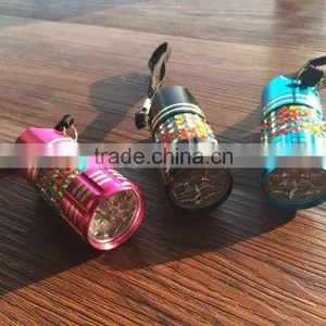 New Design Aluminum Promotional Mini 9LED Flashlight thumbnail-1