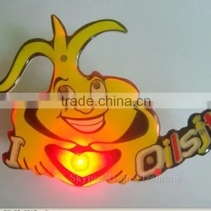 2017 Christmas Ornaments Led Flashing Badge thumbnail-1