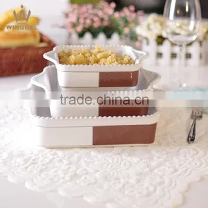 Ceramic Simple Design Square Bakeware thumbnail-1