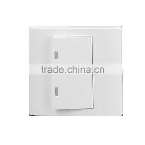 2 Gang Full-Flat Electric Wall 12v on off on Switch With Push Led Light thumbnail-3