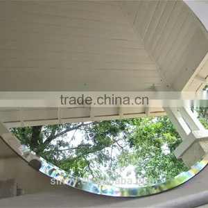 3mm to 6mm Decorative Unframed Bevelled Edge Round Mirror, Round Wall Mirror For Interior Applications thumbnail-6
