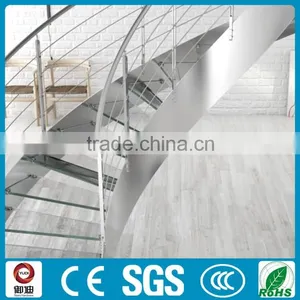 High Quality Interior Curve Stainless Steel Glass Stairs/ Staircase--YUDI thumbnail-3